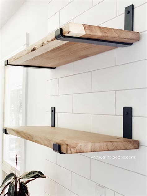 diy wood shelves with metal brackets|built in wood shelves brackets.